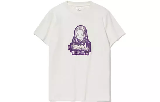 X-girl X Футболка женская Mist White Lining