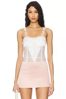 X intimately fp боди Sweet Cheeks от Free People, white combo