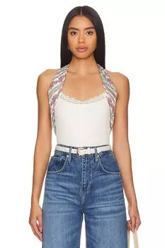 X интимно fp eyes for u халтер боди в цвете слоновой кости комбо Free People, мультиколор