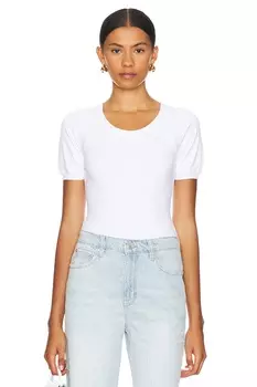 X интимно fp ленивый ромашка боди в белом Free People, белый