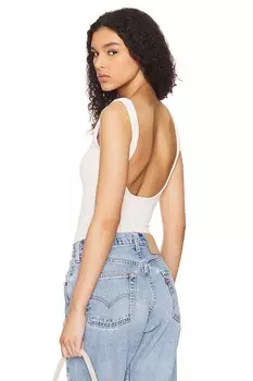 X интимно fp пошли мне любовь боди в пастельном пергаменте Free People, цвет pastel parchment