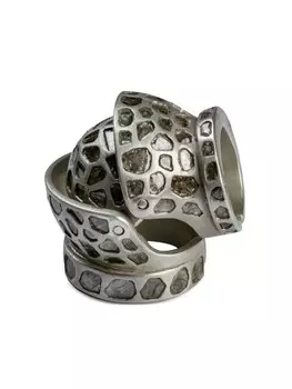 X Кольцо Fangophilia Joint Bands Parts of Four, серебряный