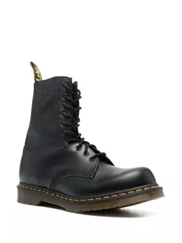 X Кожаные ботинки Dr. Martens MM6 Maison Margiela, черный