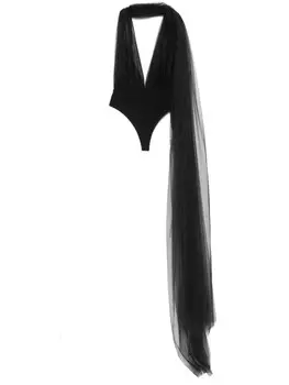 X Лиа Арам фатиновый боди Alchemy, черный