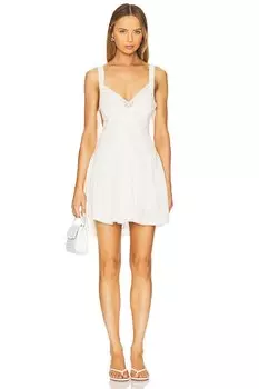 X мини-платье free-est vivi от Free People, ivory