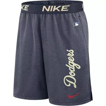 X MLB Co-brand повседневные шорты мужские темно-синие Nike, синий