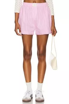 X мы свободные ежедневные боксерские шорты Free People, pink combo