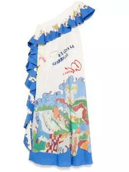 X Надя Эрнандес Платье Нади ALEMAIS, нейтральный цвет