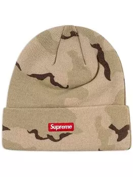 X New Era $ шапка-бини камуфляжная Supreme, нейтральный цвет