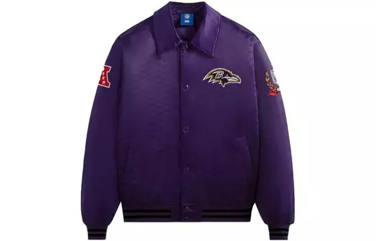 X NFL FW23 Совместная серия куртка унисекс фиолетовый Kith