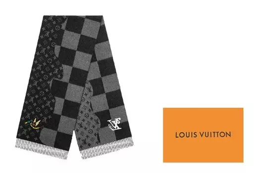 X Nigo Damier Giant Шарф LOUIS VUITTON