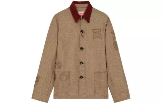 X Nigo Праздничная куртка унисекс светло-коричневый Kenzo