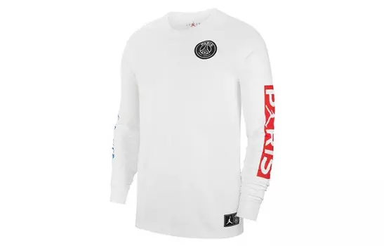 X Paris Saint-Germain L/S футболка Jordan, белый