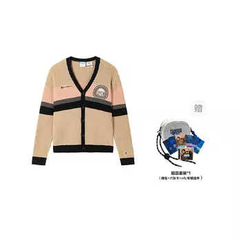 X POP MART Джемпер унисекс Champion, хаки
