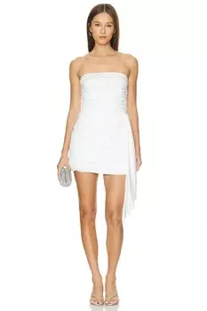 X revolve аня мини платье Amanda Uprichard, белый