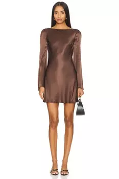 X revolve basier мини-платье Stone Cold Fox, коричневый