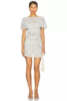 X revolve blaire вышитое мини-платье Stone Cold Fox, dusty blue