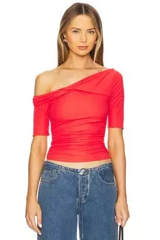 X revolve футболка "Крест на сердце" от Free People, poppy red