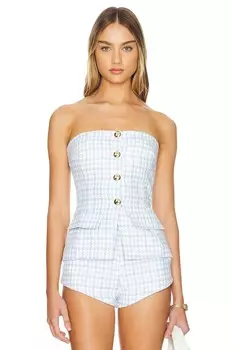 X revolve kourt топ без бретелек Amanda Uprichard, черный