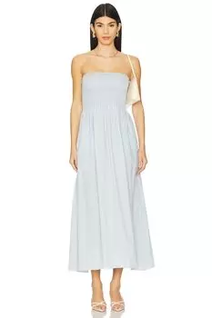 X revolve миди-платье madella Faithfull The Brand, blue