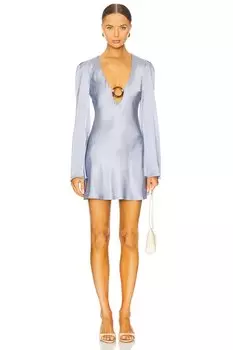 X revolve мини-платье bobby от Stone Cold Fox, dusty blue