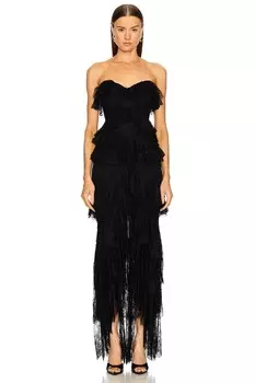 X revolve платье oleksandra Michael Costello, черный