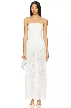 X revolve платье с пониженной талией diana Show Me Your Mumu, white lovely lace