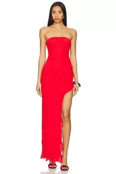 X revolve платье siobhan Afrm, risky red