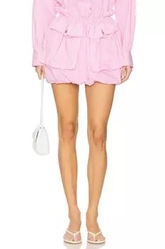 X revolve - полосатая юбка с пузырчатым кроем Logan от Aknvas, pink spinal stripe