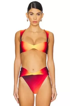 X revolve верх бикини Malory от Agua Bendita, sunset ombre