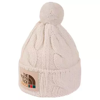 X Шерстяная шапка The North Face GUCCI, Ecru