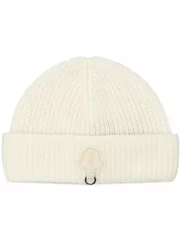 X шерстяная шапка Willow Smith Moncler, белый