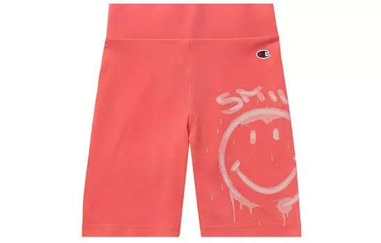 X SMILEY SS22 Повседневные шорты женские Champion, черный