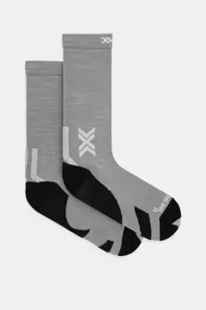 X-Socks Run Откройте для себя носки Merino Crew, серый