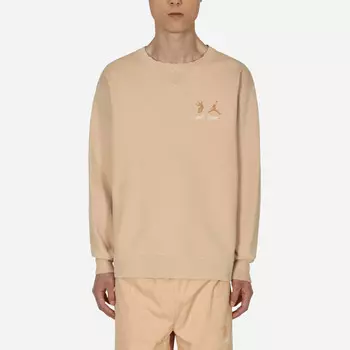 X Union Crewneck Азиатские размеры Jordan, хаки