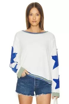 X we the free "Ты звезда" футболка Free People, snowing combo