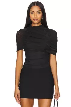 X вращать evianna топ Amanda Uprichard, черный