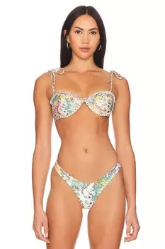 X вращающийся мейделин топ Agua Bendita, мультиколор