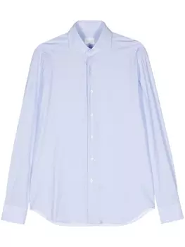 Xacus фактурная рубашка с длинными рукавами, синий