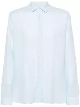 Xacus льняная рубашка с длинными рукавами, синий