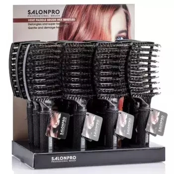 Xan Pro Salon Professional Vent Paddle Brush Mix X12 Xanitalia Pro