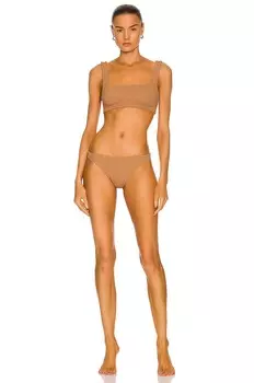 Ксандра Купальник Hunza G, цвет Metallic Cocoa
