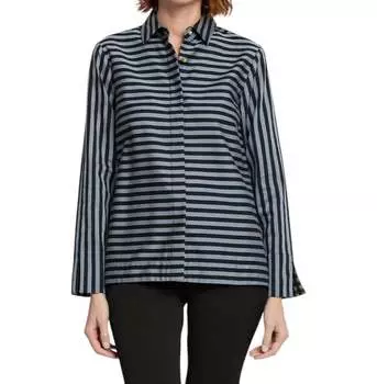 Xena Топ в сером/черном цвете Hinson Wu