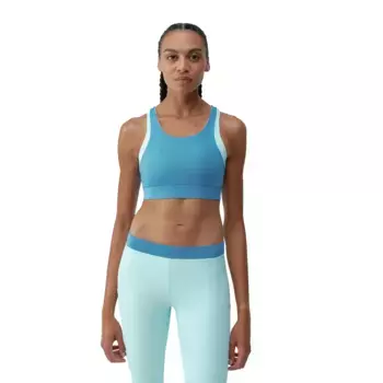 Xenia Born Living Yoga Женский спортивный топ, бирюзово-синий/темно-синий