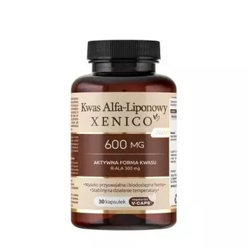 Xenico, Альфа-липоевая кислота форте, Биологически активная добавка, 30 капсул Inna Marka