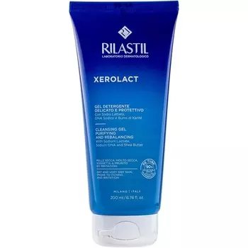 Xerolact Нежный очищающий гель для сухой кожи с покраснениями 200мл, Rilastil