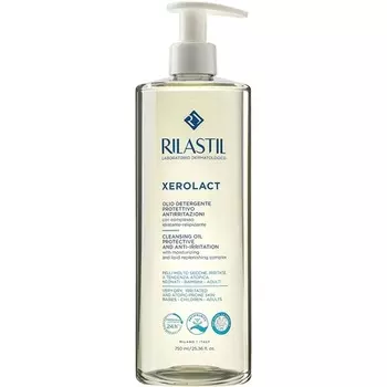 Xerolact Защитное очищающее масло, устойчивое к раздражению, 750 мл, Rilastil