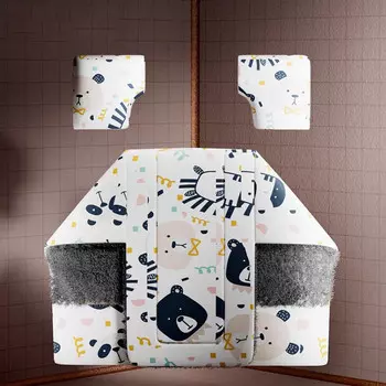 Xianluozi электромобиль зимнее одеяло на лобовое стекло плюс бархатное утолщение водонепроницаемое ветровое стекло разделенного типа - Cute Bear Family