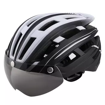 Xianluozi (xianluozi) велосипедный спортивный защитный шлем велосипедный шлем открытый дорожный шлем для езды на горном велосипеде - черно-белый