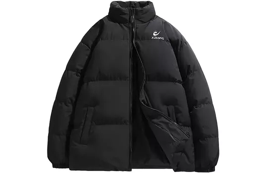 Xidelongxdlong Стеганая куртка унисекс XDLONG, Черный